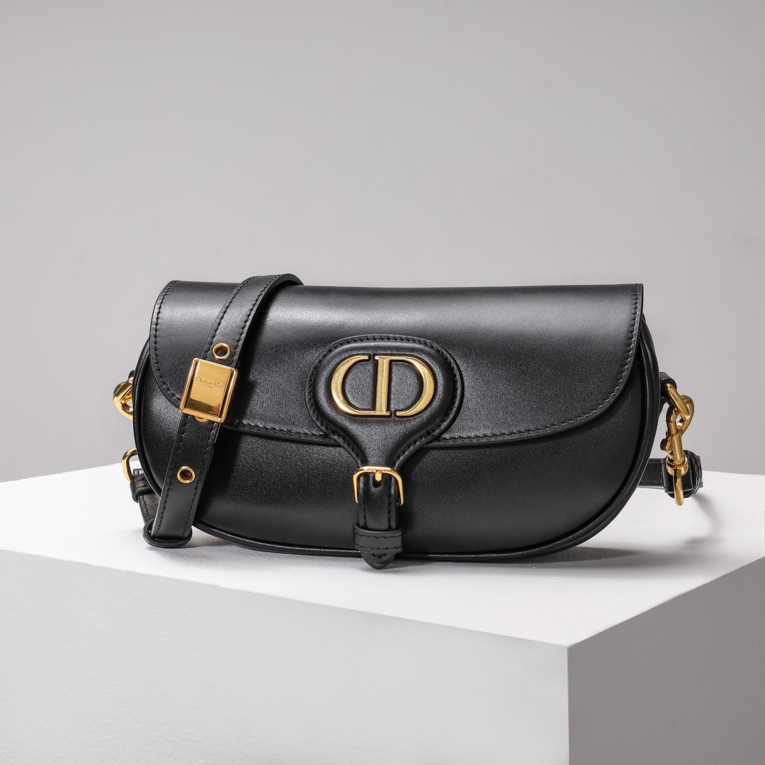 Dior Bobby East-West Bag Black Box Calfskin